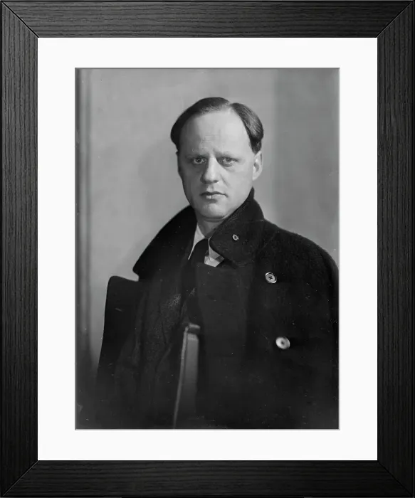 Framed Print : Mr. Philip Moller [sic], portrait photograph, 1919 Mar. 6. Creator: Arnold Genthe