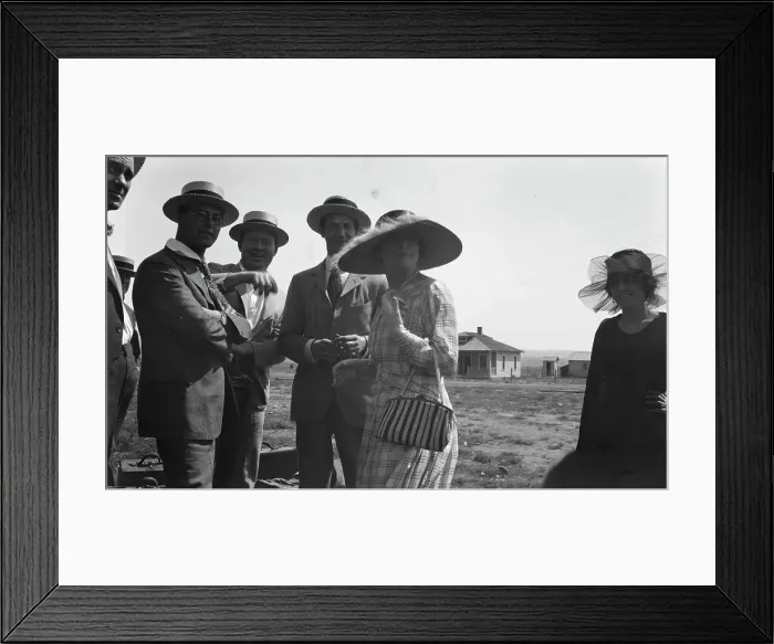 Framed Print : Movie set for a western, between 1896 and 1942. Creator: Arnold Genthe Framed Print : Movie set for a western, between 1896 and 1942. Creator: Arnold Genthe