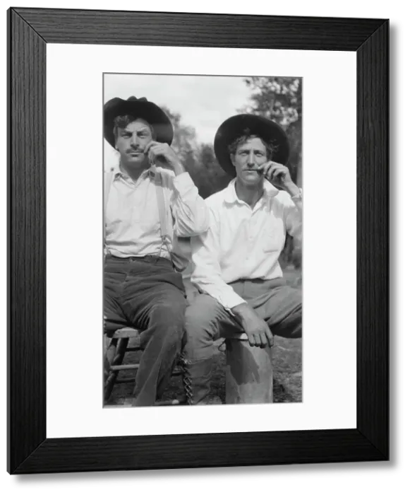 Framed Print : Movie set for a western, between 1896 and 1942. Creator: Arnold Genthe Framed Print : Movie set for a western, between 1896 and 1942. Creator: Arnold Genthe