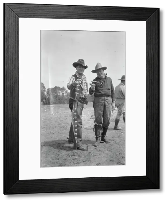 Framed Print : Movie set for a western, between 1896 and 1942. Creator: Arnold Genthe Framed Print : Movie set for a western, between 1896 and 1942. Creator: Arnold Genthe