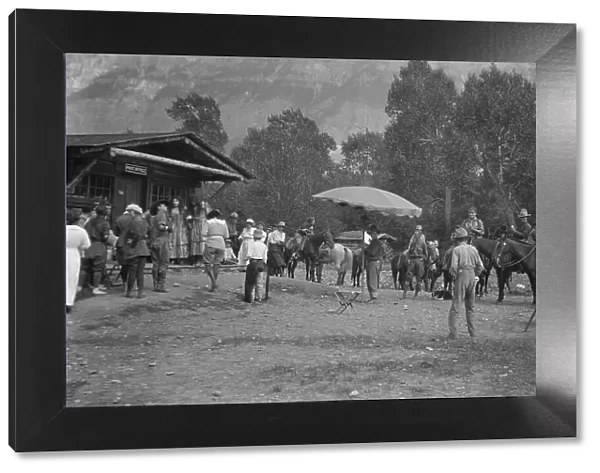 Movie set for a western, between 1896 and 1942. Creator: Arnold Genthe