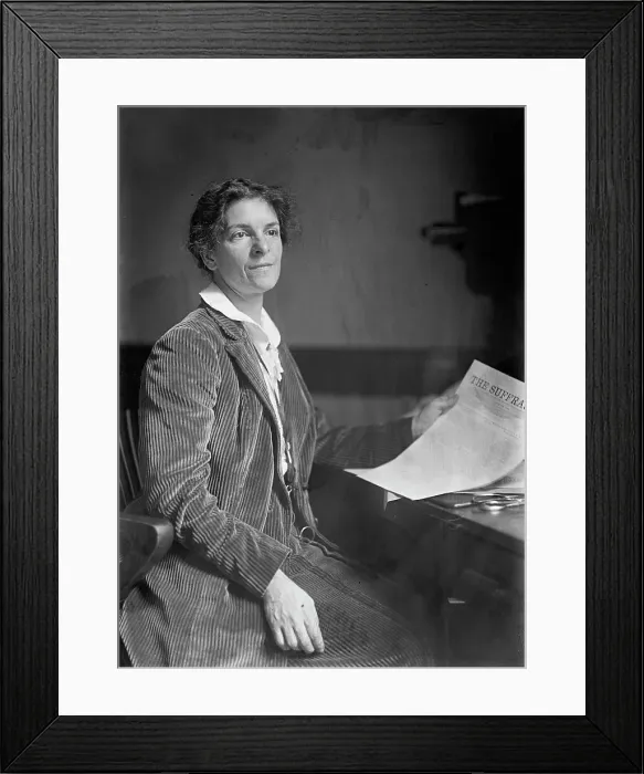 Framed Print : Mrs. Rheta C. Dorr, Suffragist, with First Edition of The Suffragist, 1913. Creator: Harris & Ewing. Mrs. Rheta C. Dorr, Suffragist, with First Edition of The Suffragist, 1913. Creator: Harris & Ewing Framed Print : Mrs. Rheta C. Dorr, Suffragist, with First Edition of The Suffragist, 1913. Creator: Harris & Ewing. Mrs. Rheta C. Dorr, Suffragist, with First Edition of The Suffragist, 1913. Creator: Harris & Ewing