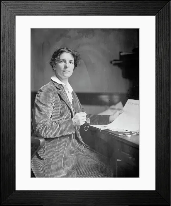 Framed Print : Mrs. Rheta C. Dorr, Suffragist, with First Edition of The Suffragist, 1913. Creator: Harris & Ewing. Mrs. Rheta C. Dorr, Suffragist, with First Edition of The Suffragist, 1913. Creator: Harris & Ewing Framed Print : Mrs. Rheta C. Dorr, Suffragist, with First Edition of The Suffragist, 1913. Creator: Harris & Ewing. Mrs. Rheta C. Dorr, Suffragist, with First Edition of The Suffragist, 1913. Creator: Harris & Ewing