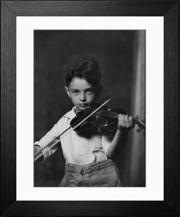 Framed Print : Neighborhood Music School pupil, 1925 Aug. 11. Creator: Arnold Genthe Framed Print : Neighborhood Music School pupil, 1925 Aug. 11. Creator: Arnold Genthe