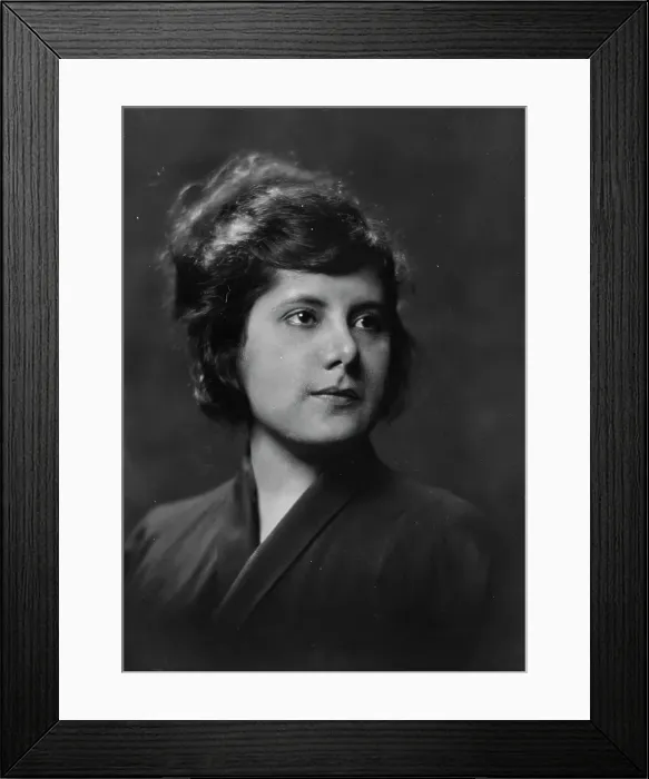 Framed Print : Miss G. Novars, portrait photograph, 1919 June 20. Creator: Arnold Genthe Framed Print : Miss G. Novars, portrait photograph, 1919 June 20. Creator: Arnold Genthe