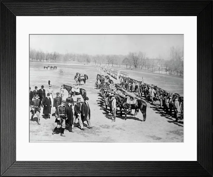 Framed Print : Culver Military Academy - Black Horse Troop, Personal Escort To Vice President Marshall at... 1913. Creator: Harris & Ewing. Culver Military Academy - Black Horse Troop, Personal Escort To Vice President Marshall at... 1913 Framed Print : Culver Military Academy - Black Horse Troop, Personal Escort To Vice President Marshall at... 1913. Creator: Harris & Ewing. Culver Military Academy - Black Horse Troop, Personal Escort To Vice President Marshall at... 1913
