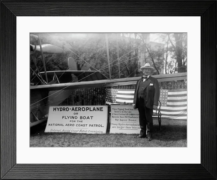 Framed Print : Curtiss Airplane - Curtiss Hydroaeroplane, or Flying Boat Exhibited at House Office Building, 1917. Creator: Harris & Ewing. Curtiss Airplane - Curtiss Hydroaeroplane, or Flying Boat Exhibited at House Office Building, 1917 Framed Print : Curtiss Airplane - Curtiss Hydroaeroplane, or Flying Boat Exhibited at House Office Building, 1917. Creator: Harris & Ewing. Curtiss Airplane - Curtiss Hydroaeroplane, or Flying Boat Exhibited at House Office Building, 1917