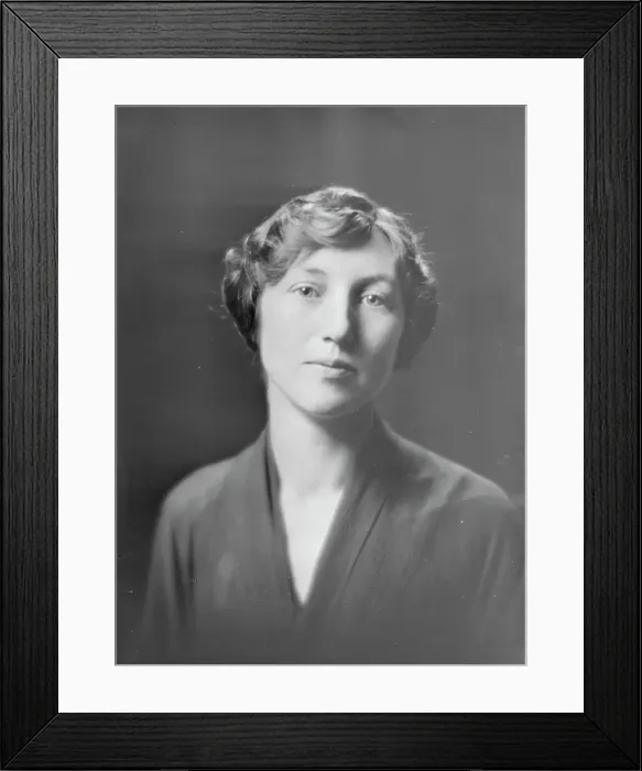 Framed Print : Miss Olson, portrait photograph, 1918 July 2. Creator: Arnold Genthe Framed Print : Miss Olson, portrait photograph, 1918 July 2. Creator: Arnold Genthe