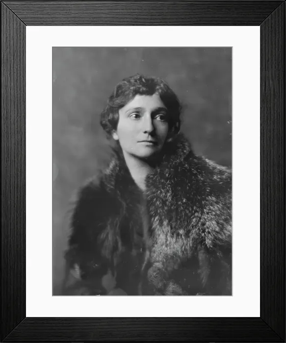 Framed Print : Miss Elizabeth Hutchinson Packard, portrait photograph, 1918 May 7. Creator: Arnold Genthe Framed Print : Miss Elizabeth Hutchinson Packard, portrait photograph, 1918 May 7. Creator: Arnold Genthe