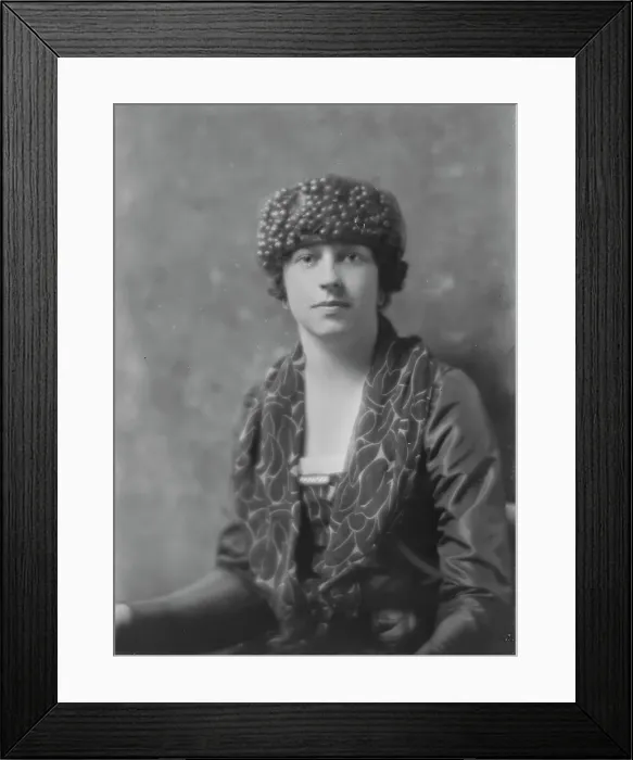 Framed Print : Miss Clarice Patterson, portrait photograph, 1918 Apr. 19. Creator: Arnold Genthe Framed Print : Miss Clarice Patterson, portrait photograph, 1918 Apr. 19. Creator: Arnold Genthe