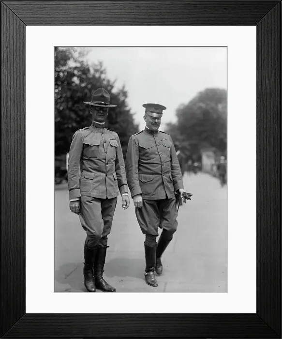 Framed Print : James T. Dean, Colonel, U.S.Army, Right, with Lt. Col. Ireland, 1917. Creator: Harris & Ewing. James T. Dean, Colonel, U.S.Army, Right, with Lt. Col. Ireland, 1917. Creator: Harris & Ewing Framed Print : James T. Dean, Colonel, U.S.Army, Right, with Lt. Col. Ireland, 1917. Creator: Harris & Ewing. James T. Dean, Colonel, U.S.Army, Right, with Lt. Col. Ireland, 1917. Creator: Harris & Ewing