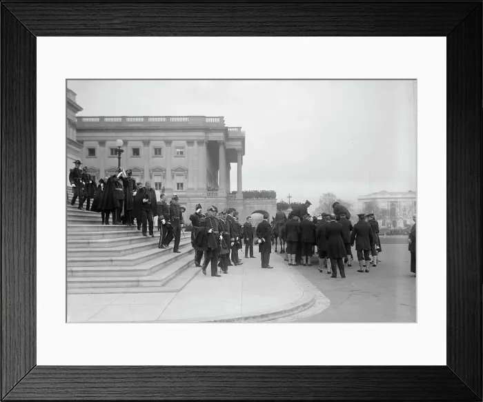 Framed Print : Admiral George Dewey, U.S.N. - Leaving Capitol, 1917. Creator: Harris & Ewing. Admiral George Dewey, U.S.N. - Leaving Capitol, 1917. Creator: Harris & Ewing Framed Print : Admiral George Dewey, U.S.N. - Leaving Capitol, 1917. Creator: Harris & Ewing. Admiral George Dewey, U.S.N. - Leaving Capitol, 1917. Creator: Harris & Ewing