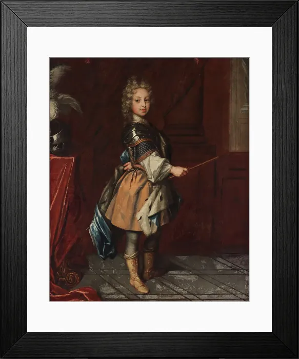 Framed Print : Portrait of Duke Charles Frederick of Holstein-Gottorp (1700-1739) as child. Creator: Krafft, David, von (1655-1724) Framed Print : Portrait of Duke Charles Frederick of Holstein-Gottorp (1700-1739) as child. Creator: Krafft, David, von (1655-1724)