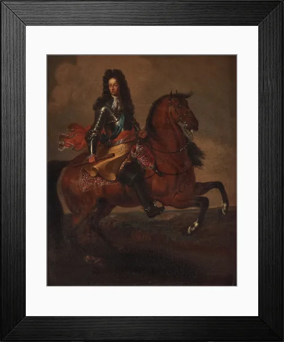 Framed Print : Portrait of William III of Orange (1650-1702). Creator: Maas, Dirck (1658-1717) Framed Print : Portrait of William III of Orange (1650-1702). Creator: Maas, Dirck (1658-1717)