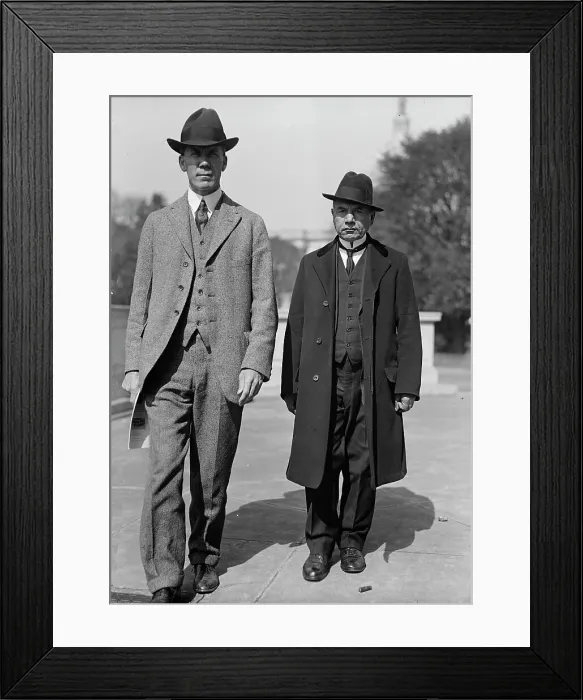 Framed Print : Robert Crosser, Rep. from Ohio, Right, with T.K. Giragossian, 1917. Creator: Harris & Ewing. Robert Crosser, Rep. from Ohio, Right, with T.K. Giragossian, 1917. Creator: Harris & Ewing Framed Print : Robert Crosser, Rep. from Ohio, Right, with T.K. Giragossian, 1917. Creator: Harris & Ewing. Robert Crosser, Rep. from Ohio, Right, with T.K. Giragossian, 1917. Creator: Harris & Ewing