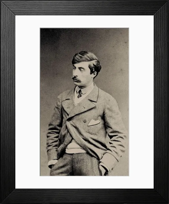 Framed Print : Portrait of the artist James Tissot (1836-1902), Between 1864 and 1870. Creator: Bingham, Robert Jefferson (1824-1870) Framed Print : Portrait of the artist James Tissot (1836-1902), Between 1864 and 1870. Creator: Bingham, Robert Jefferson (1824-1870)