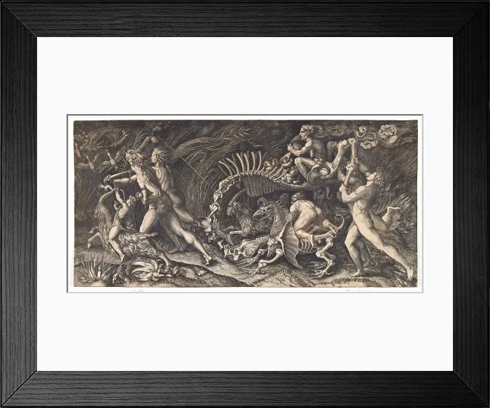 Framed Print : Lo Stregozzo, First Half of 16th cen.. Creator: Raimondi, Marcantonio (c. 1480-c. 1534) Framed Print : Lo Stregozzo, First Half of 16th cen.. Creator: Raimondi, Marcantonio (c. 1480-c. 1534)