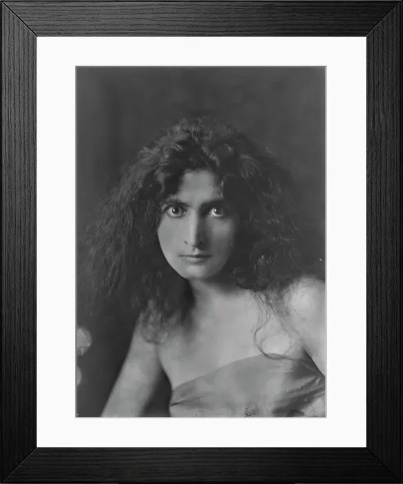 Framed Print : Miss Flore Revalles, portrait photograph, 1918 Sept. 26. Creator: Arnold Genthe Framed Print : Miss Flore Revalles, portrait photograph, 1918 Sept. 26. Creator: Arnold Genthe