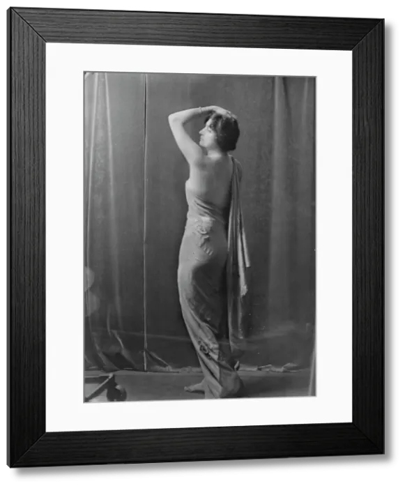 Framed Print : Miss Flore Revalles, portrait photograph, 1918 Sept. 26. Creator: Arnold Genthe Framed Print : Miss Flore Revalles, portrait photograph, 1918 Sept. 26. Creator: Arnold Genthe