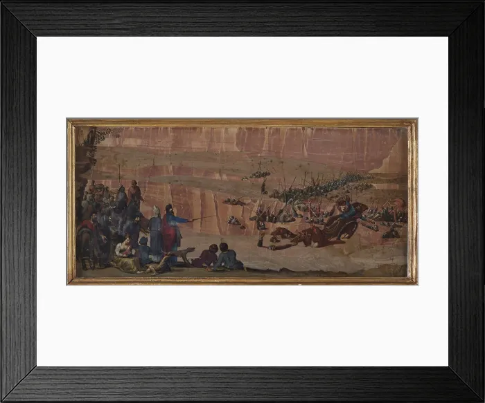 Framed Print : The Israelites crossing of the Red Sea, c. 1620-1630. Creator: Tempesta, Antonio (1555-1630) Framed Print : The Israelites crossing of the Red Sea, c. 1620-1630. Creator: Tempesta, Antonio (1555-1630)