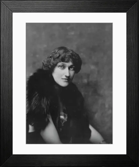 Framed Print : Miss Katherine Richards, portrait photograph, 1917 Dec. Creator: Arnold Genthe Framed Print : Miss Katherine Richards, portrait photograph, 1917 Dec. Creator: Arnold Genthe