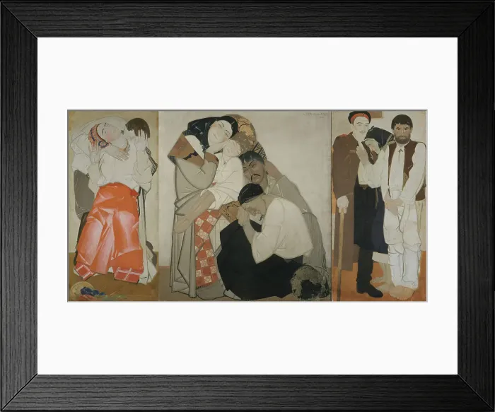 Framed Print : Triptych Life (Love. Family. Return.), 1925-1927. Creator: Krychevsky, Fedir (1879-1947). Triptych Life (Love. Family. Return.), 1925-1927. Creator: Krychevsky, Fedir (1879-1947) Framed Print : Triptych Life (Love. Family. Return.), 1925-1927. Creator: Krychevsky, Fedir (1879-1947). Triptych Life (Love. Family. Return.), 1925-1927. Creator: Krychevsky, Fedir (1879-1947)
