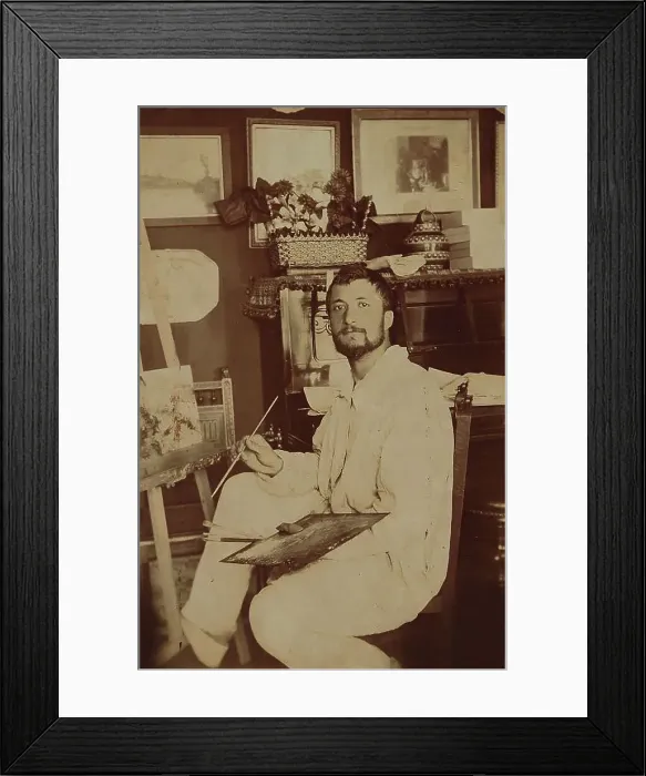 Framed Print : Portrait of André Devambez (1877-1944), 1900s-1910s. Creator: Anonymous Framed Print : Portrait of André Devambez (1877-1944), 1900s-1910s. Creator: Anonymous