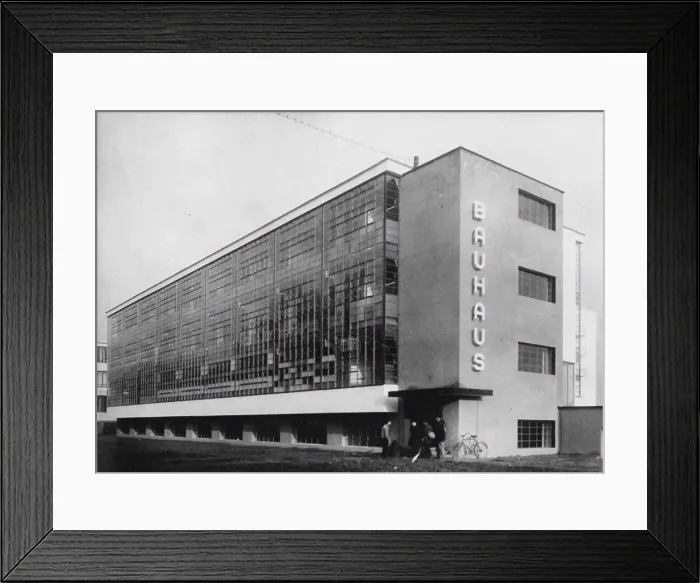 Framed Print : Bauhaus House, Dessau, 1926. Creator: Anonymous Framed Print : Bauhaus House, Dessau, 1926. Creator: Anonymous