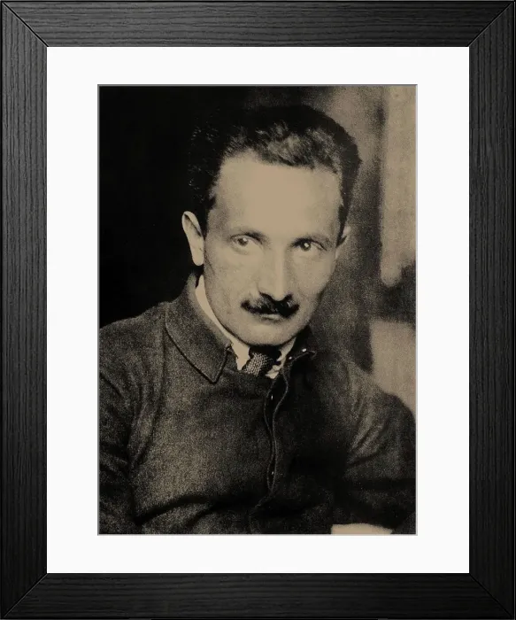 Framed Print : Portrait of Martin Heidegger (1889-1976), ca 1927. Creator: Anonymous Framed Print : Portrait of Martin Heidegger (1889-1976), ca 1927. Creator: Anonymous