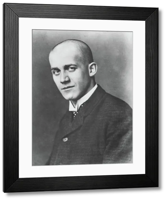 Framed Print : Portrait of Oskar Kokoschka (1886-1980), 1909. Creator: Weis, Wenzel (1858-1929) Framed Print : Portrait of Oskar Kokoschka (1886-1980), 1909. Creator: Weis, Wenzel (1858-1929)