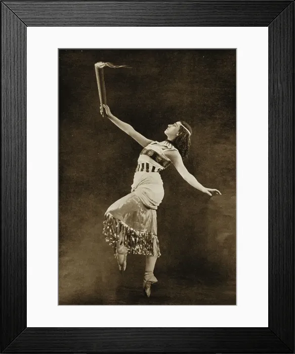 Framed Print : Tamara Karsavina in the Diaghilev's first Paris Saison Russe, 1909. Creator: Anonymous. Tamara Karsavina in the Diaghilev's first Paris Saison Russe, 1909. Creator: Anonymous Framed Print : Tamara Karsavina in the Diaghilev's first Paris Saison Russe, 1909. Creator: Anonymous. Tamara Karsavina in the Diaghilev's first Paris Saison Russe, 1909. Creator: Anonymous