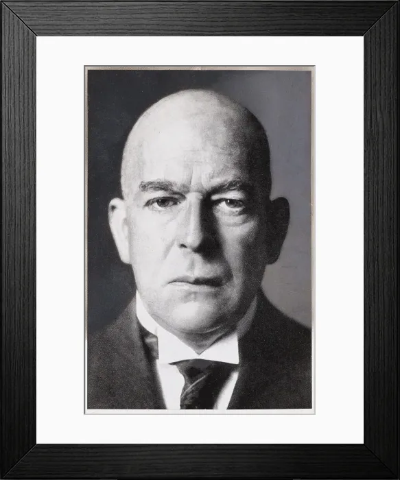 Framed Print : Portrait of Oswald Spengler (1880-1936). Creator: Anonymous Framed Print : Portrait of Oswald Spengler (1880-1936). Creator: Anonymous