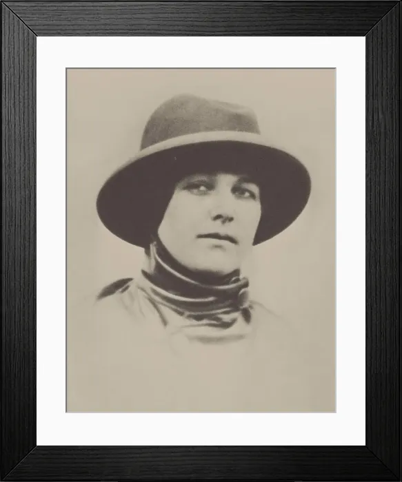 Framed Print : Portrait of Larissa Reisner (1895-1926). Creator: Anonymous Framed Print : Portrait of Larissa Reisner (1895-1926). Creator: Anonymous