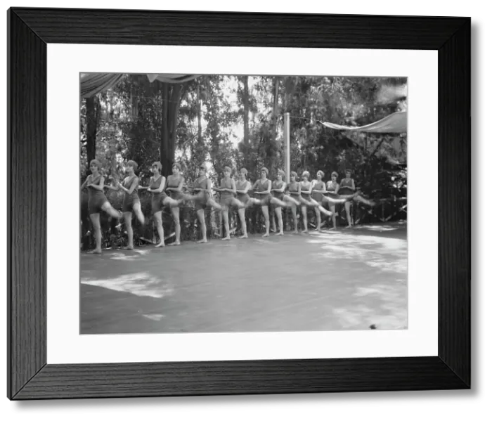 Framed Print : Ruth St. Denis dancers, between 1910 and 1935. Creator: Arnold Genthe Framed Print : Ruth St. Denis dancers, between 1910 and 1935. Creator: Arnold Genthe