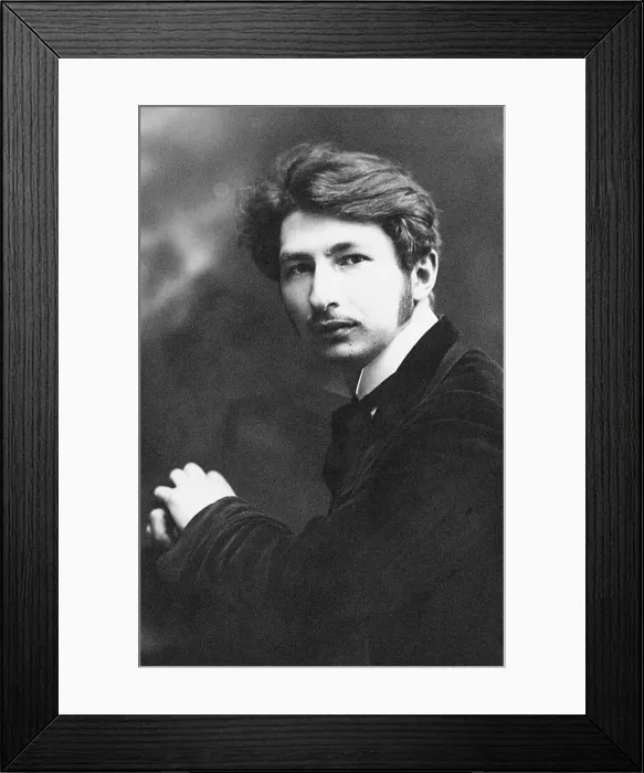 Framed Print : Portrait of the poet Sergei Mitrofanovich Gorodetsky (1884-1967), 1910s. Creator: Bulla, Karl Karlovich (1853-1929) Framed Print : Portrait of the poet Sergei Mitrofanovich Gorodetsky (1884-1967), 1910s. Creator: Bulla, Karl Karlovich (1853-1929)