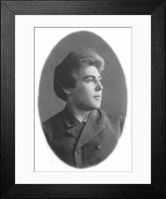 Framed Print : Portrait of Alexander Valentinovich Amfiteatrov (1862-1938). Creator: Asikritov, Daniil Mikhaylovitch (1856-?) Framed Print : Portrait of Alexander Valentinovich Amfiteatrov (1862-1938). Creator: Asikritov, Daniil Mikhaylovitch (1856-?)
