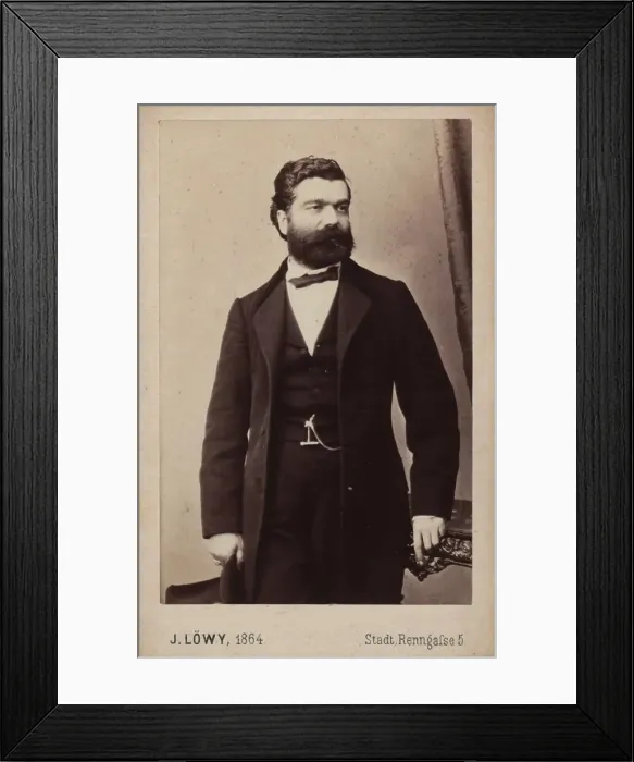 Framed Print : Portrait of the conductor and composer Matteo Salvi (1816-1887), 1864. Creator: Löwy, Josef (1834-1902) Framed Print : Portrait of the conductor and composer Matteo Salvi (1816-1887), 1864. Creator: Löwy, Josef (1834-1902)