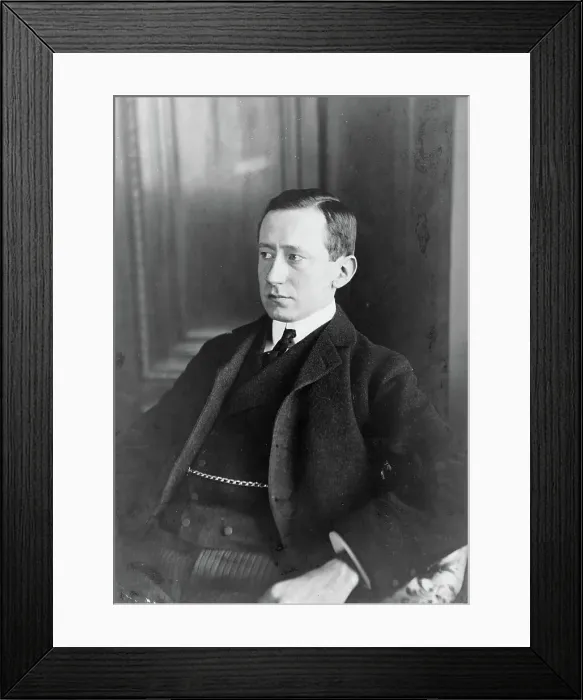 Framed Print : Portrait of Guglielmo Marconi (1874-1937), c. 1903. Creator: Anonymous Framed Print : Portrait of Guglielmo Marconi (1874-1937), c. 1903. Creator: Anonymous