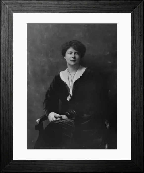 Framed Print : Mrs. H.W. Sage, portrait photograph, 1918 Jan. 12. Creator: Arnold Genthe Framed Print : Mrs. H.W. Sage, portrait photograph, 1918 Jan. 12. Creator: Arnold Genthe