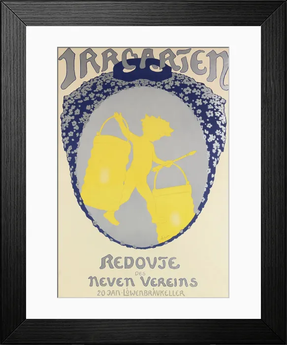 Framed Print : Irrgarten. Redoute des Neuen Vereins, before 1910. Creator: Erler, Fritz (1868-1940) Framed Print : Irrgarten. Redoute des Neuen Vereins, before 1910. Creator: Erler, Fritz (1868-1940)