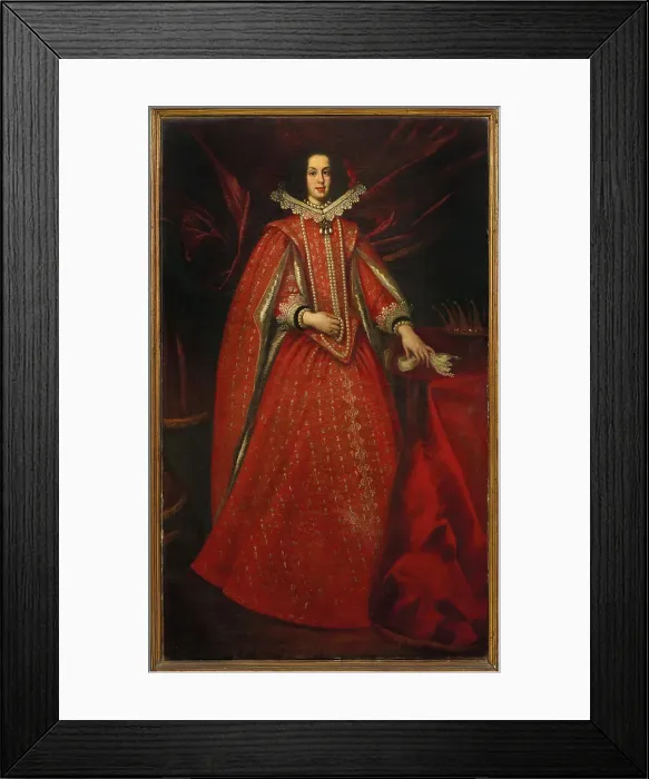 Framed Print : Portrait of Vittoria della Rovere (1622-1694), Mid of 17th cen.. Creator: Anonymous Framed Print : Portrait of Vittoria della Rovere (1622-1694), Mid of 17th cen.. Creator: Anonymous