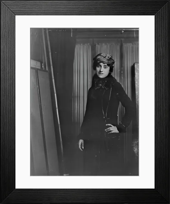 Framed Print : Miss Schellig, portrait photograph, 1919 Aug. 11. Creator: Arnold Genthe Framed Print : Miss Schellig, portrait photograph, 1919 Aug. 11. Creator: Arnold Genthe