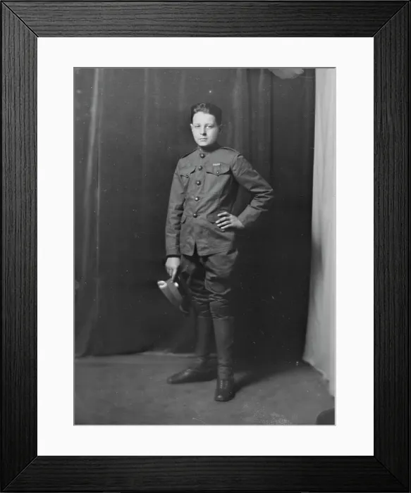 Framed Print : Mr. Frederick Schling, portrait photograph, 1918 May 13. Creator: Arnold Genthe