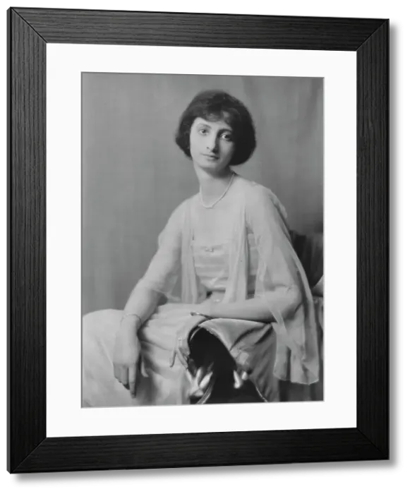 Framed Print : Miss Renee Schmoll, portrait photograph, 1919 Apr. 7. Creator: Arnold Genthe Framed Print : Miss Renee Schmoll, portrait photograph, 1919 Apr. 7. Creator: Arnold Genthe