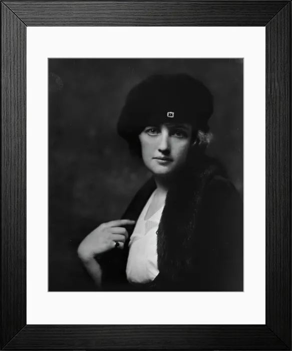 Framed Print : Mrs. J. Schoonmaker, portrait photograph, 1919 Oct. 16. Creator: Arnold Genthe Framed Print : Mrs. J. Schoonmaker, portrait photograph, 1919 Oct. 16. Creator: Arnold Genthe