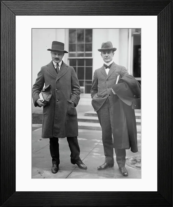 Framed Print : Dr. Frederick F. Friedman, L. with Dr. Hundt, His Secretary, 1913. Creator: Harris & Ewing. Dr. Frederick F. Friedman, L. with Dr. Hundt, His Secretary, 1913. Creator: Harris & Ewing Framed Print : Dr. Frederick F. Friedman, L. with Dr. Hundt, His Secretary, 1913. Creator: Harris & Ewing. Dr. Frederick F. Friedman, L. with Dr. Hundt, His Secretary, 1913. Creator: Harris & Ewing