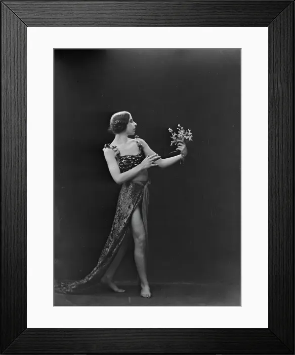 Framed Print : Miss Ernani Seibel, portrait photograph, 1919 June 21. Creator: Arnold Genthe Framed Print : Miss Ernani Seibel, portrait photograph, 1919 June 21. Creator: Arnold Genthe