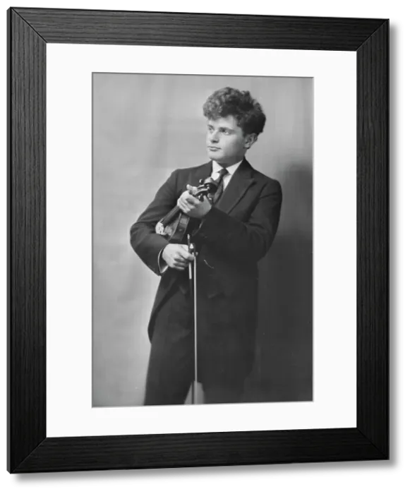 Framed Print : Mr. Tosha [sic] Seidel, portrait photograph, 1918 May 13. Creator: Arnold Genthe