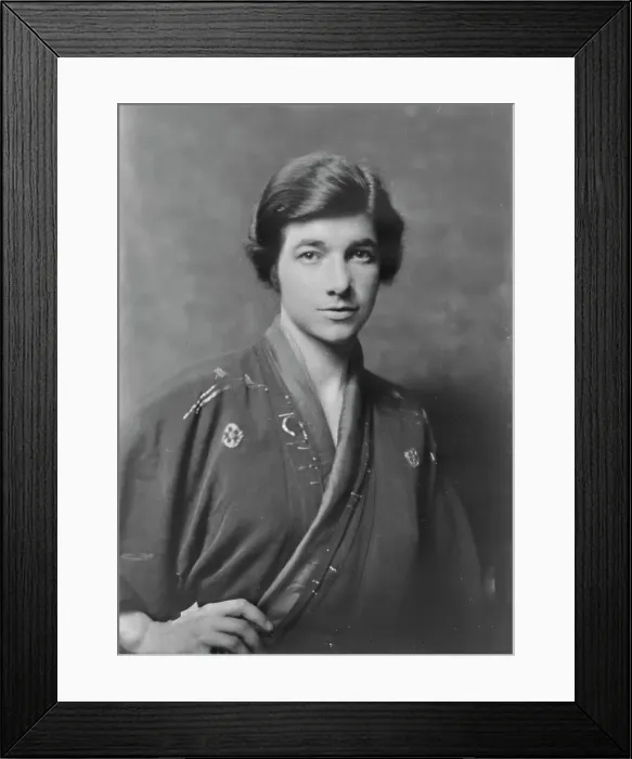 Framed Print : Miss Margaret Shaw, portrait photograph, 1918 June 19. Creator: Arnold Genthe Framed Print : Miss Margaret Shaw, portrait photograph, 1918 June 19. Creator: Arnold Genthe