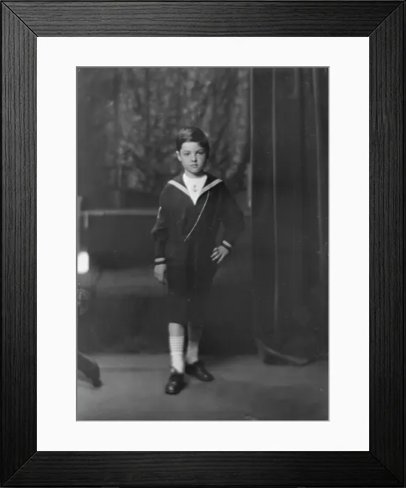 Framed Print : Son of Mrs. Harry Simon, portrait photograph, 1918 May 18. Creator: Arnold Genthe Framed Print : Son of Mrs. Harry Simon, portrait photograph, 1918 May 18. Creator: Arnold Genthe